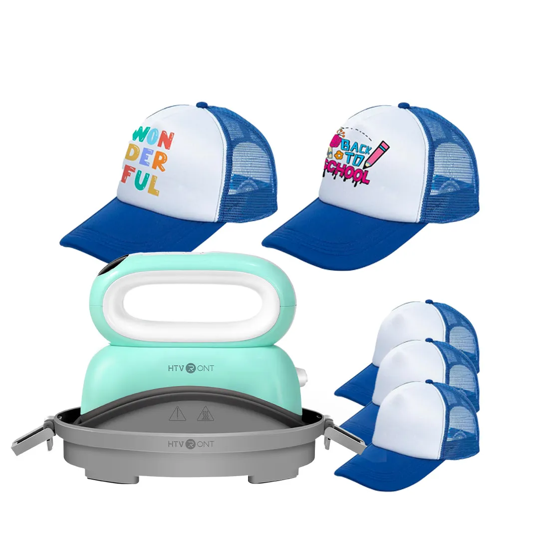 [Trucker Caps Bundle]Hat Heat Press Machine Hats Trucker Hat 5PCS