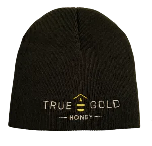 True Gold Honey Beanie (Black)