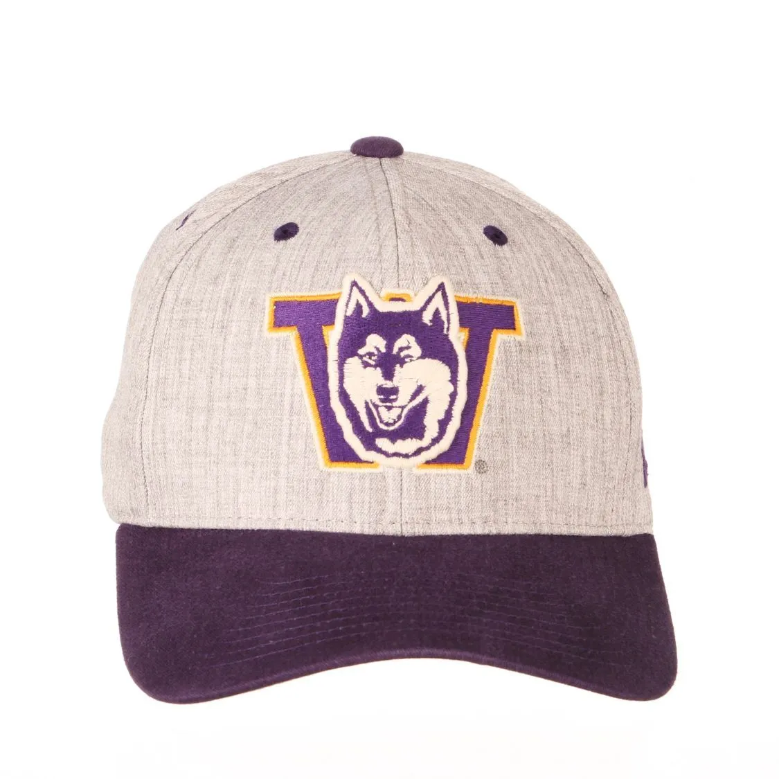 Washington Huskies Zephyr "Oxford" Structured Stretch Fit Fitted Hat Cap