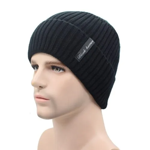 Winter Beanies Men Knitted Caps