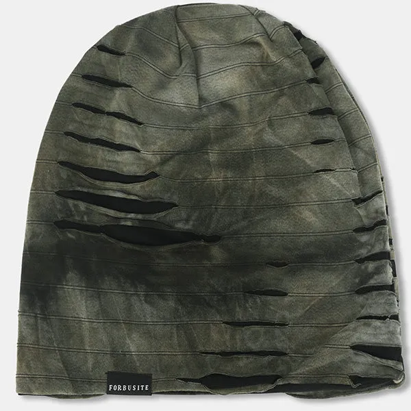 Women Distressed Slouchy Beanies Hat B090A