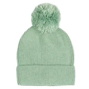 Women's Beanie w/Yarn Pom