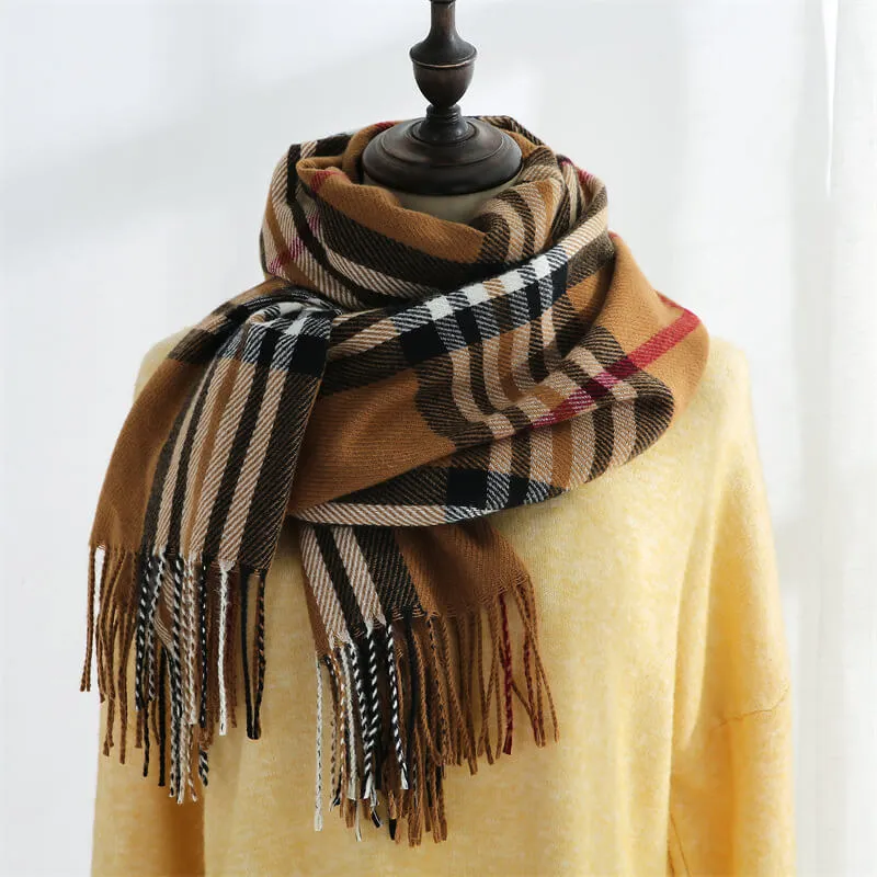 Women's Scarf Pashmina Shawls and Wraps for Winter Warm Long Large Scarves