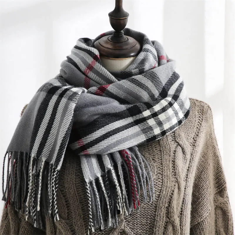 Women's Scarf Pashmina Shawls and Wraps for Winter Warm Long Large Scarves