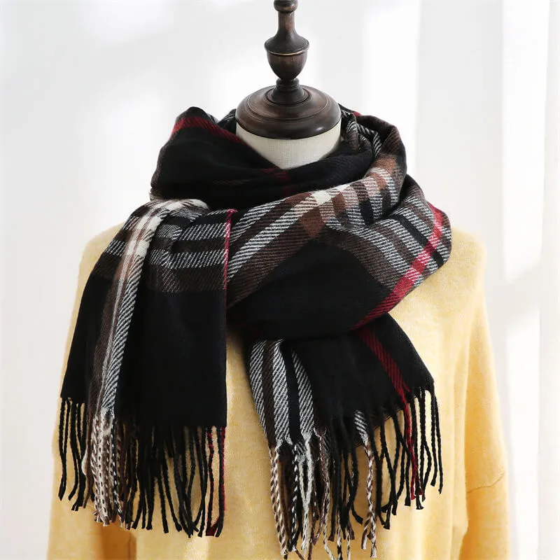 Women's Scarf Pashmina Shawls and Wraps for Winter Warm Long Large Scarves